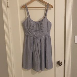 Blue and white Striped sundress Size 10